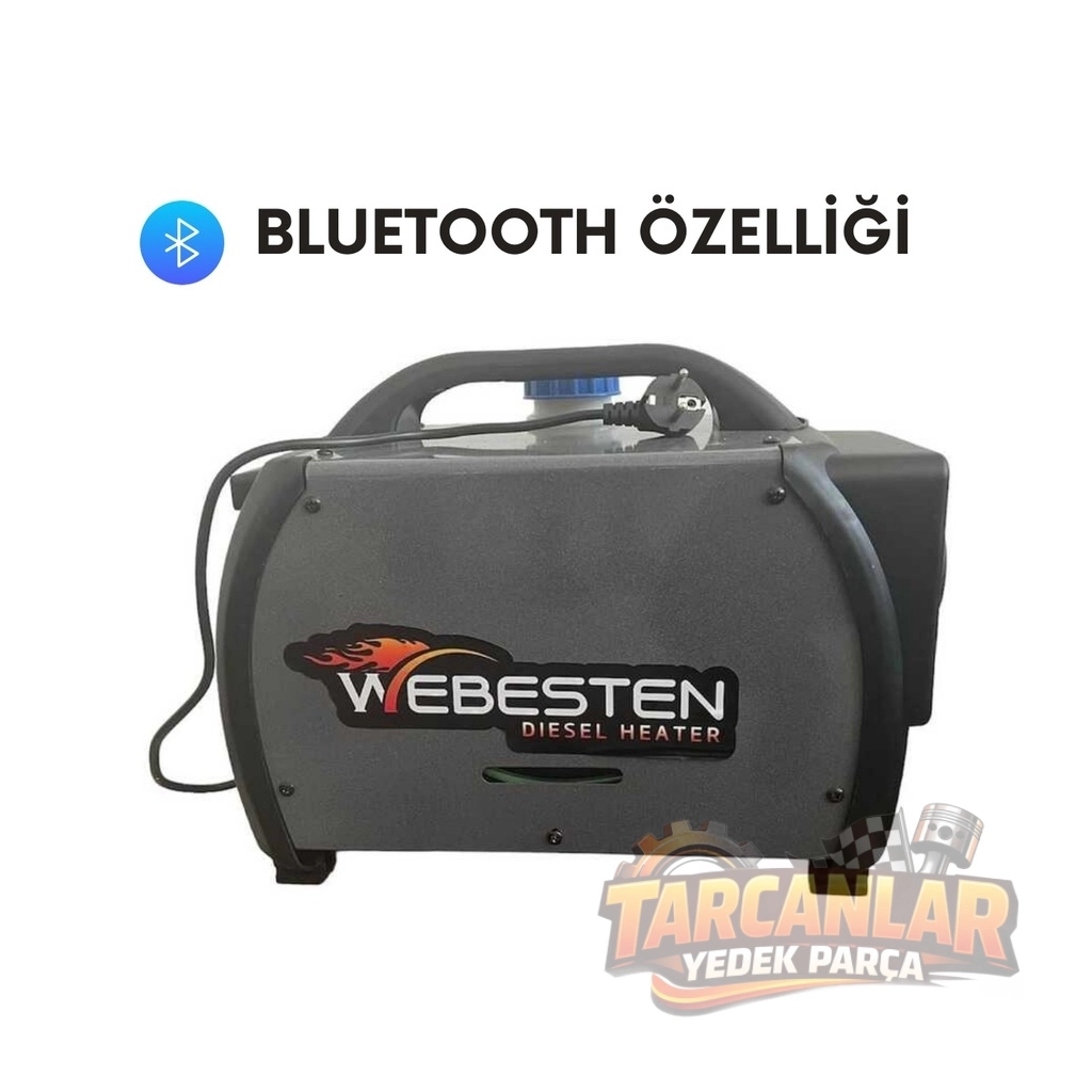 WEBESTEN Webasto Muadili Bluetooth Özellikli 12-24-220 Volt Çanta Tip Dizel Isıtıcı